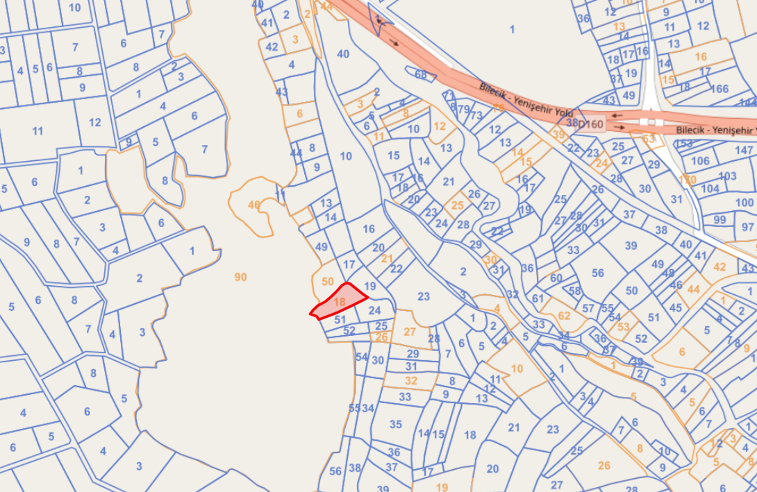 BURSA"NIN "ALTIN ÜÇGENİ"NDE 3300 M² SATILIK TARLA  OSB + HIZLI TREN + DSİ TOPLULAŞTIRMA