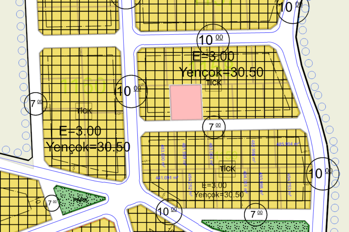 Balışeyh"te 414m² Ticari+Konut İmarlı, 3.00 Emsalli Arsa