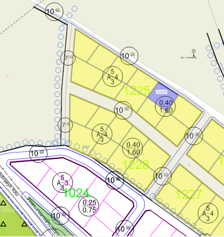 BALIŞEYH"DE YERLEŞİM İÇİ 8 DAİRELİK 380 M² SATILIK ARSA