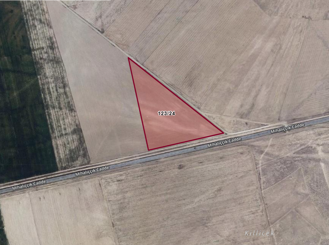 ESKİŞEHİR ALPU BOZAN 21.239 M² ANA YOLA CEPHE YATIRIMLIK SATILIK TARLA 
