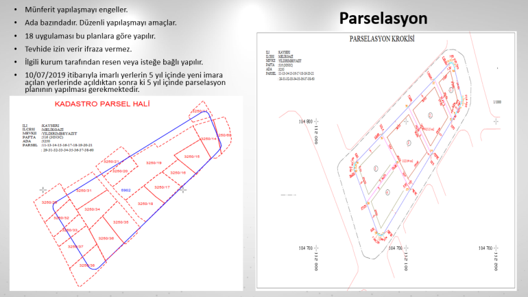 PARSELASYON PLANI NEDİR